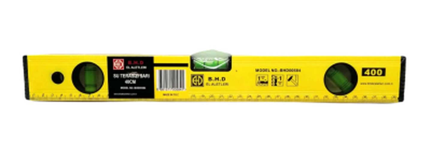 Pratik Su Terazisi 40 cm Sarı Renkli Ölçüm Aracı