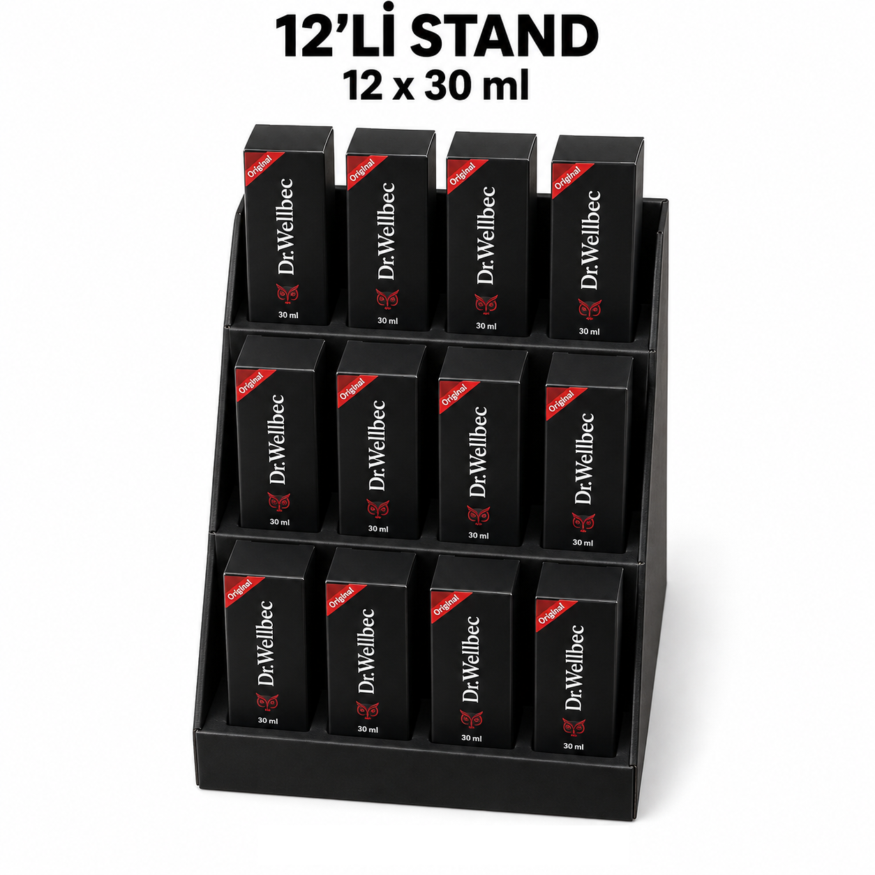 Dr. Wellbec Erkek Kişisel Bakım Spreyi 30 ml 12'li Stand