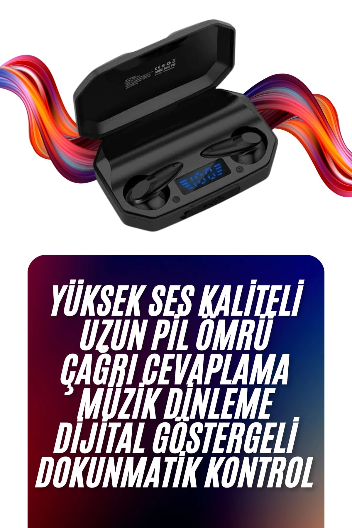 Akıllı Kulaklık 5.2 Bluetooth Bağlantılı Oyun ve Müzik Modu
