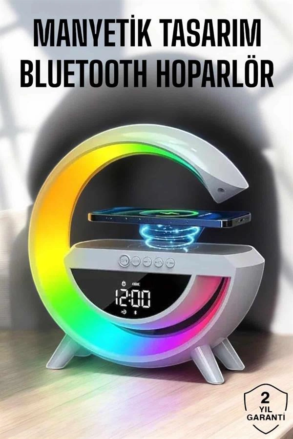 Kablosuz Bluetooth Hoparlör RGB Işıklı 1 Adet