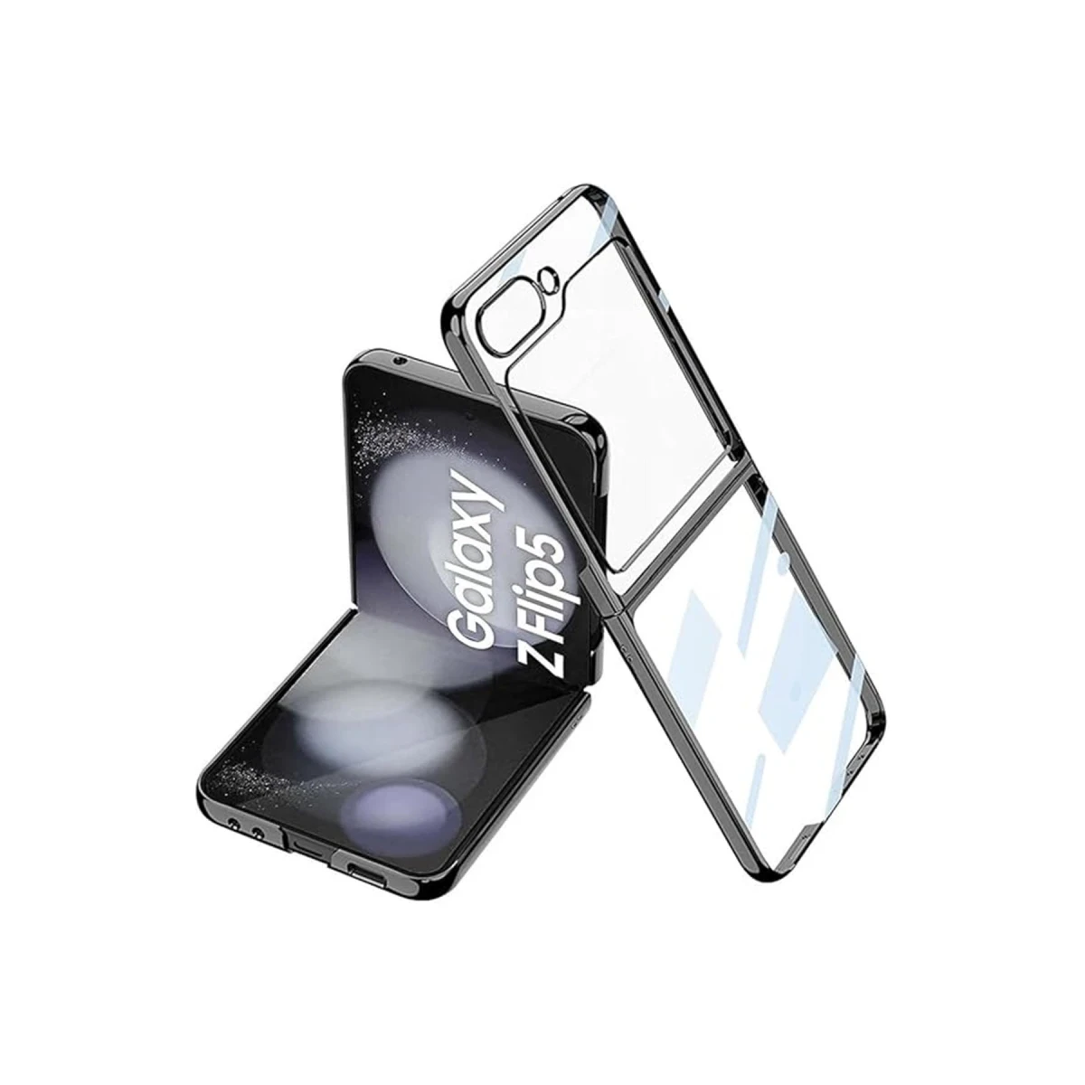 Samsung Galaxy Z Flip 5 Kılıf Fold Element Kapak - Siyah