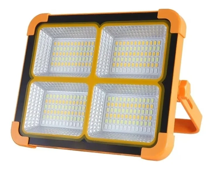 Taşınabilir 100W Ledli Solar Projektör Dış Mekan Kullanımı