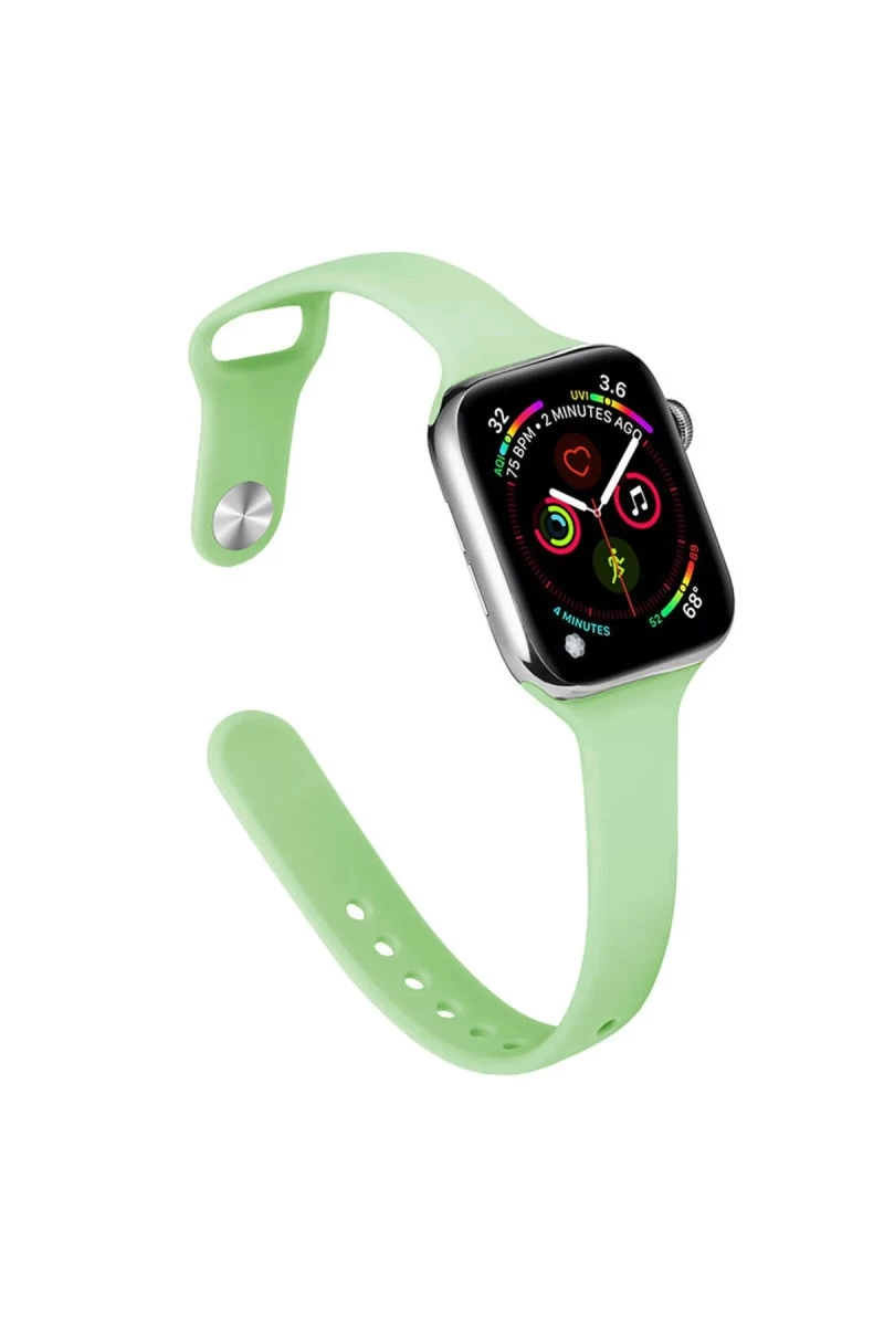 Apple Watch 42mm Uyumlu Klasik Kordon - Su Yeşili