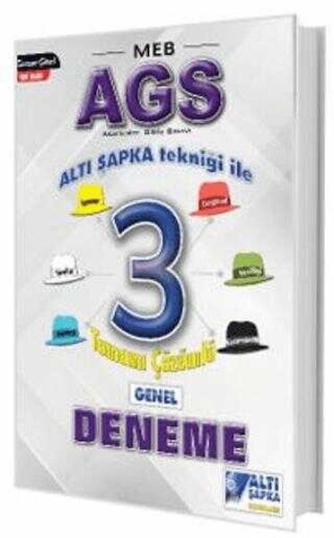Altı Şapka Yayınları MEB-AGS Altı Şapka 3 Çözümlü Deneme