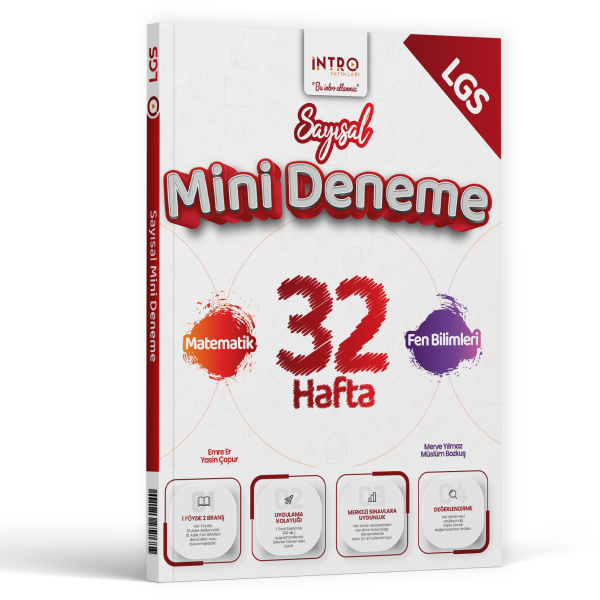 İNTRO 8.SINIF MİNİ DENEME 32 HAFTA SAYISAL - 26-27