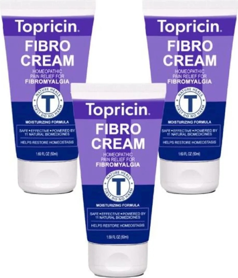 Topricin Fibro Masaj ve Bakım Kremi 50 ml x 3 Ad