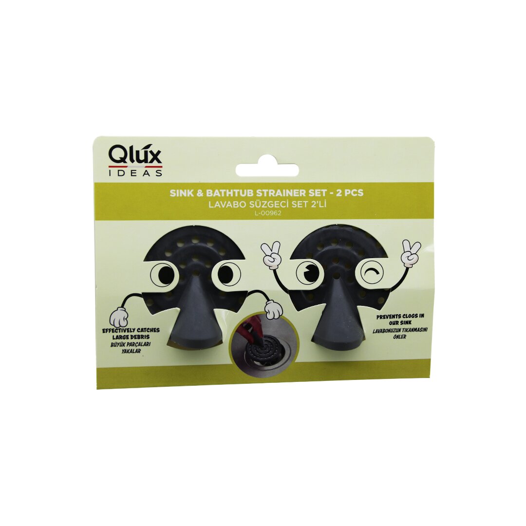 Qlux L-00962 2PCS Lavabo Süzgeç Set