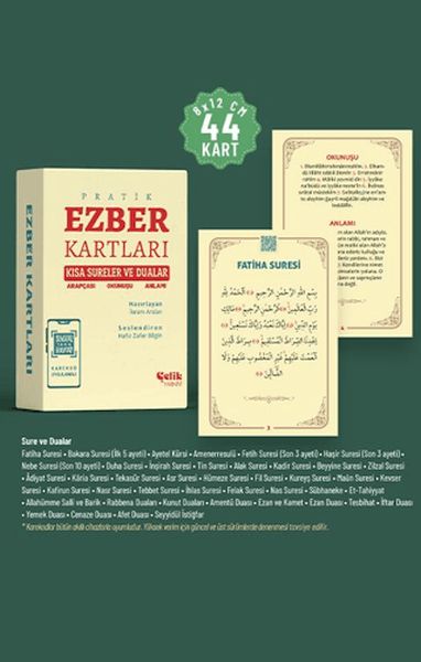 Pratik Ezber Kartları Kısa Sureler ve Dualar