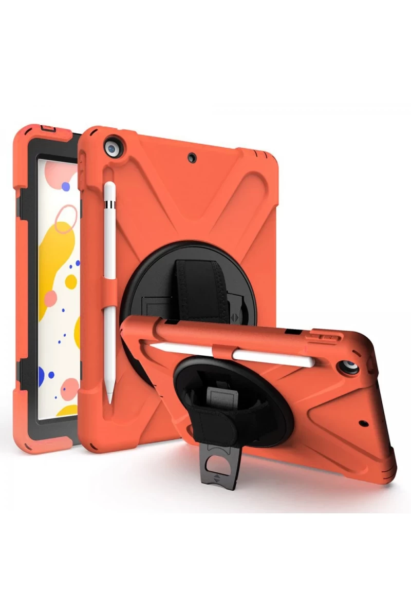 Apple iPad 5 Air 9.7 Kılıf Amazing Tablet Kapak - Turuncu