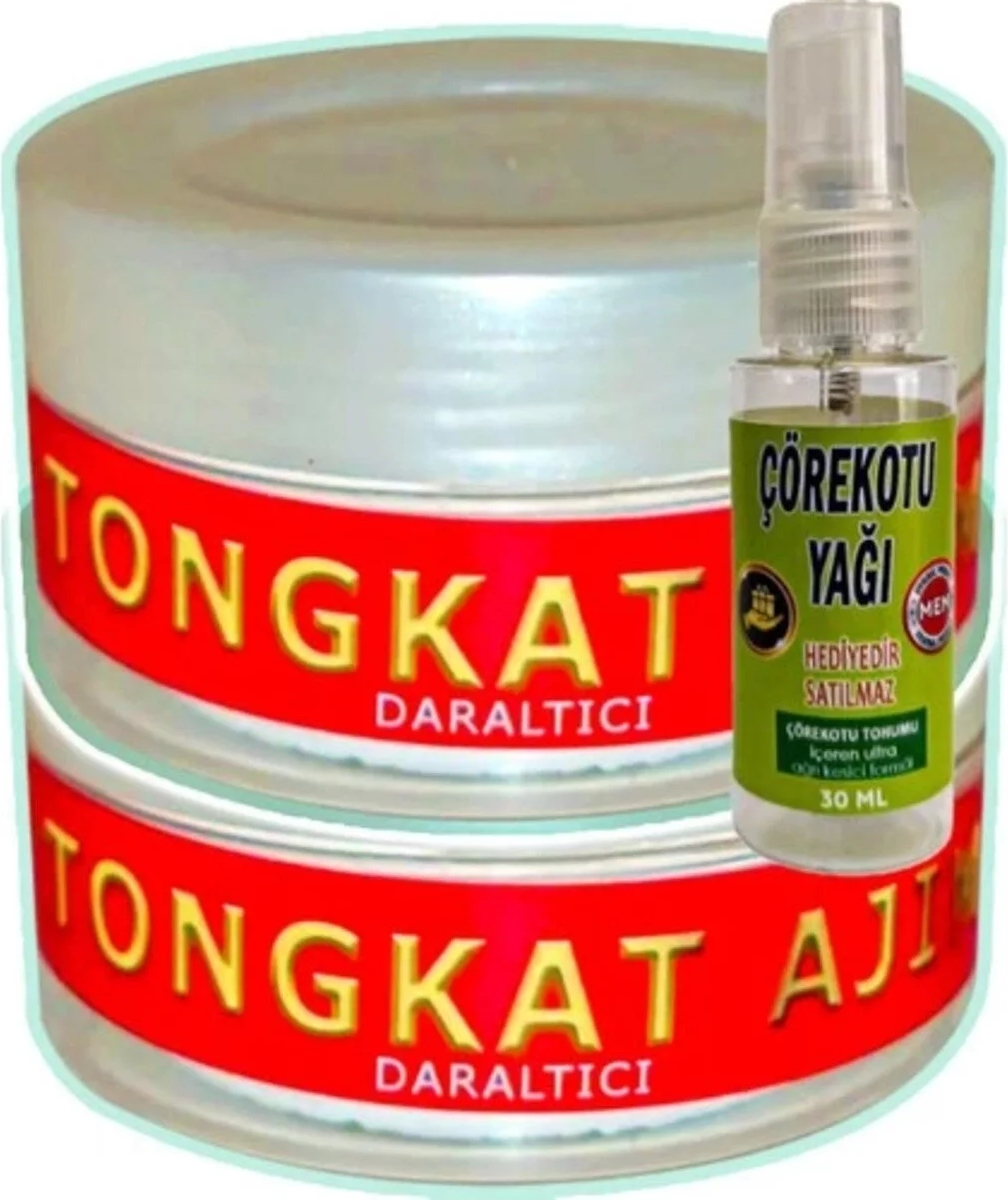 Süper Tongkat Ajimat Madura 50 ml Krem 2li ve + Yanında 30 ml Çörek Otu Yağı