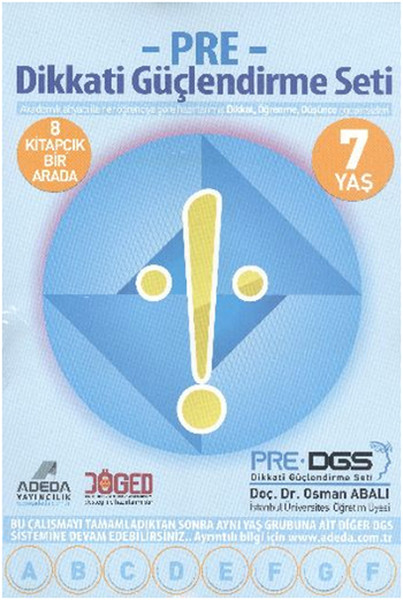 Pre Dikkati Güçlendirme Seti – 1.Sınıf – 7 yaş