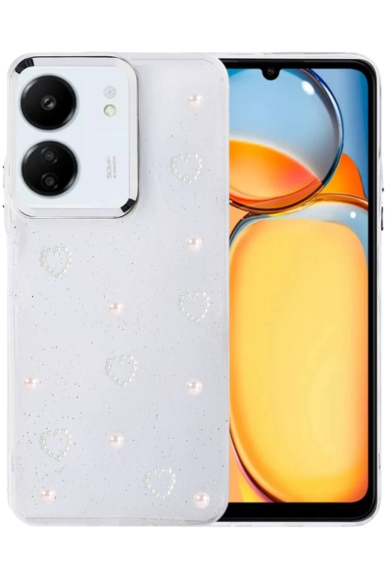 Xiaomi Redmi 13C Uyumlu Fiyonk Desenli Kapak - Desen 10