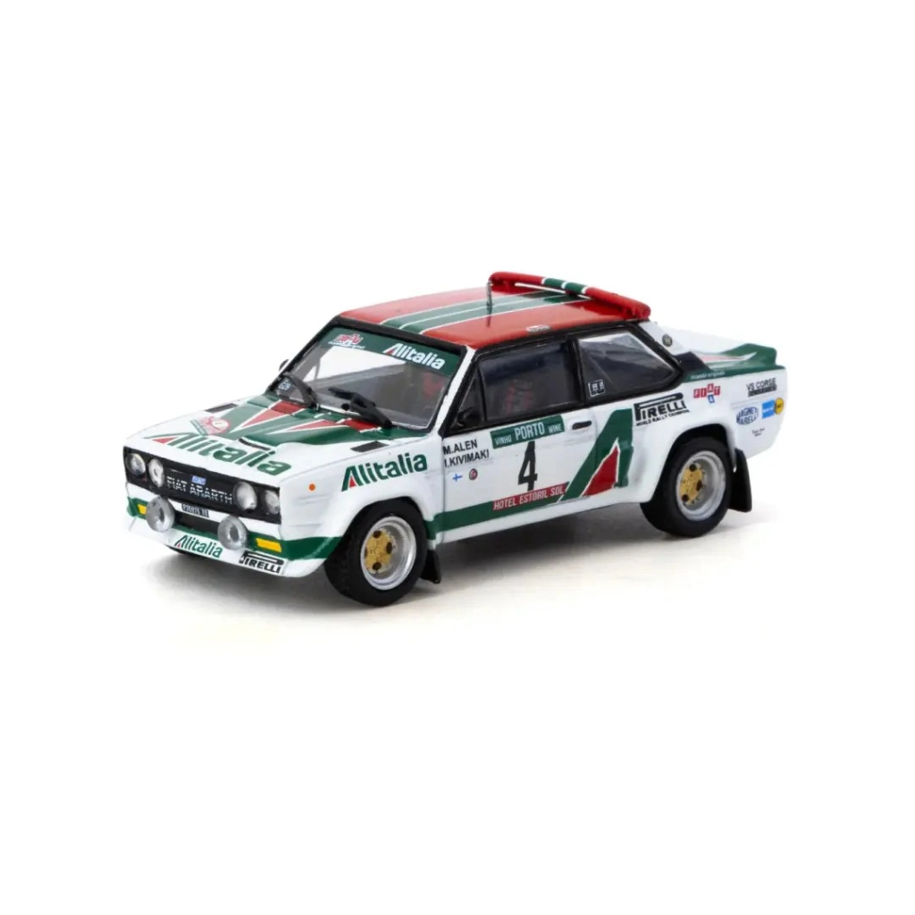 1/64 Model Araç 131 ABARTH Rally Rallye de Portugal - Vinho do Porto 1978 Winner #04