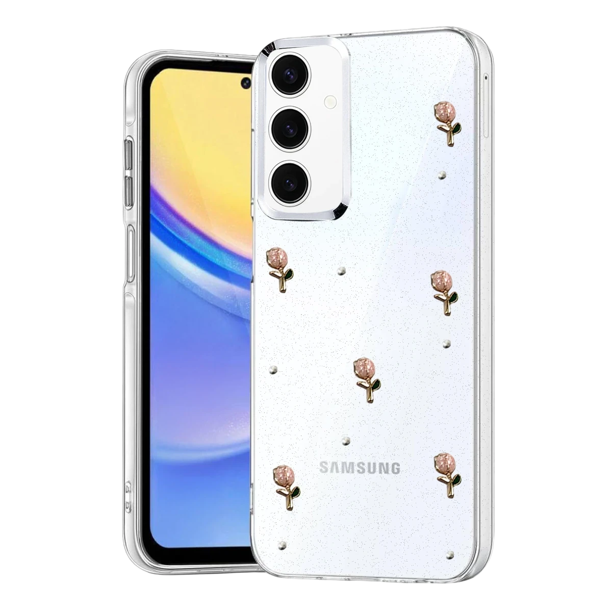 Samsung Galaxy A35 5G Fiyonk Desenli Kapak - Desen 6