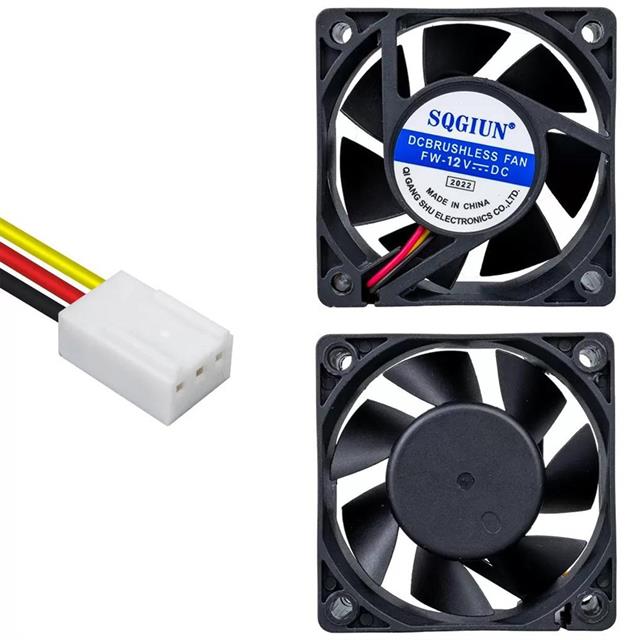 IC-216 Fırçasız DC Fan 60X60X25mm 12 Volt 3 Pin (Seri 2)