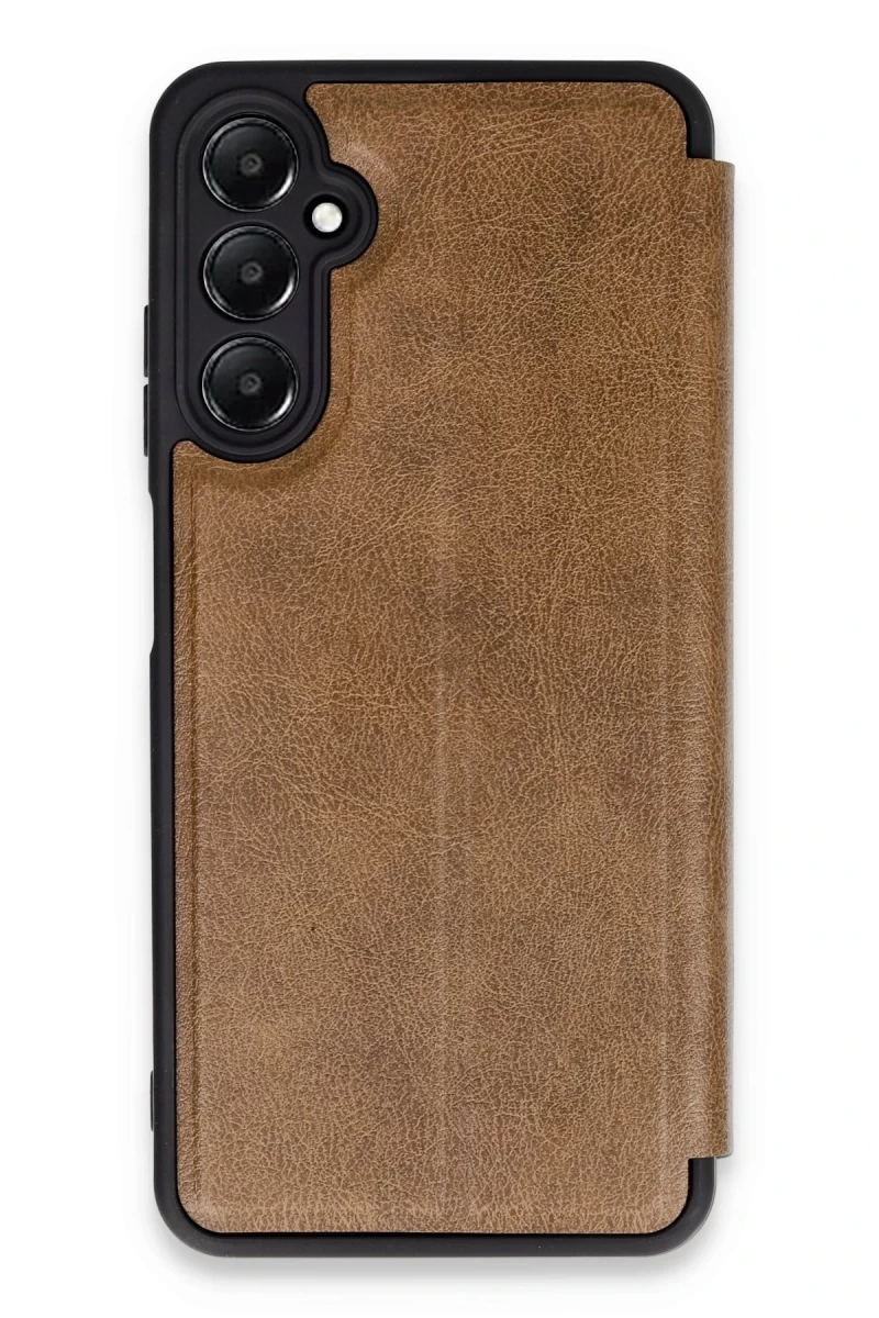 Samsung Galaxy A55 5G Uyumlu Kılıf Flip Cover - Taba