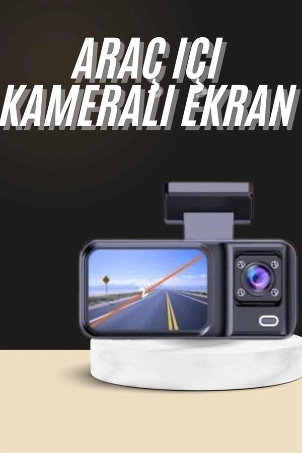 Geniş Açılı 1080P Araç Kamerası 3 Kameralı Set