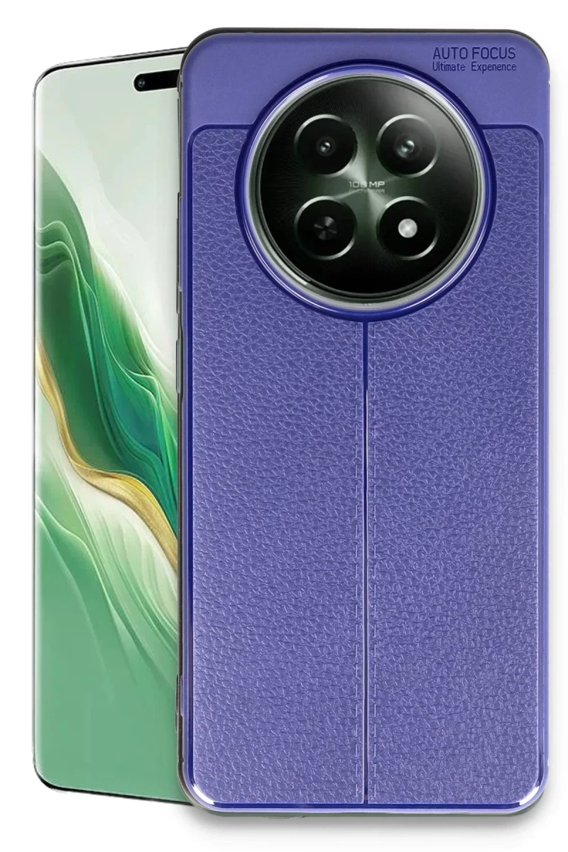 Realme 12 5G Uyumlu Kılıf Auto Focus Kapak - Lacivert