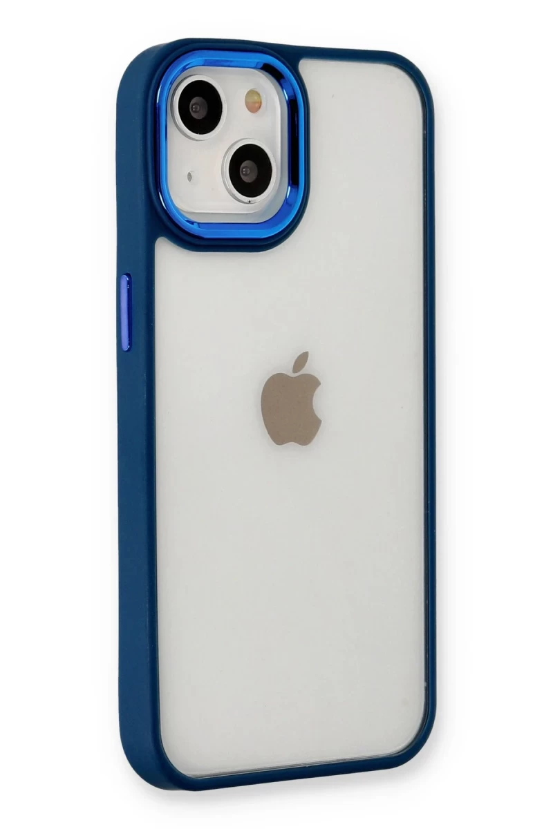 Apple iPhone 14 Plus Uyumlu Kılıf Dora Kapak - Mavi