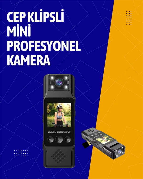 Kablosuz WiFi Bağlantılı Full HD Mini Kamera – Döngüsel Kayıt ve Hareket Algılama Özellikli