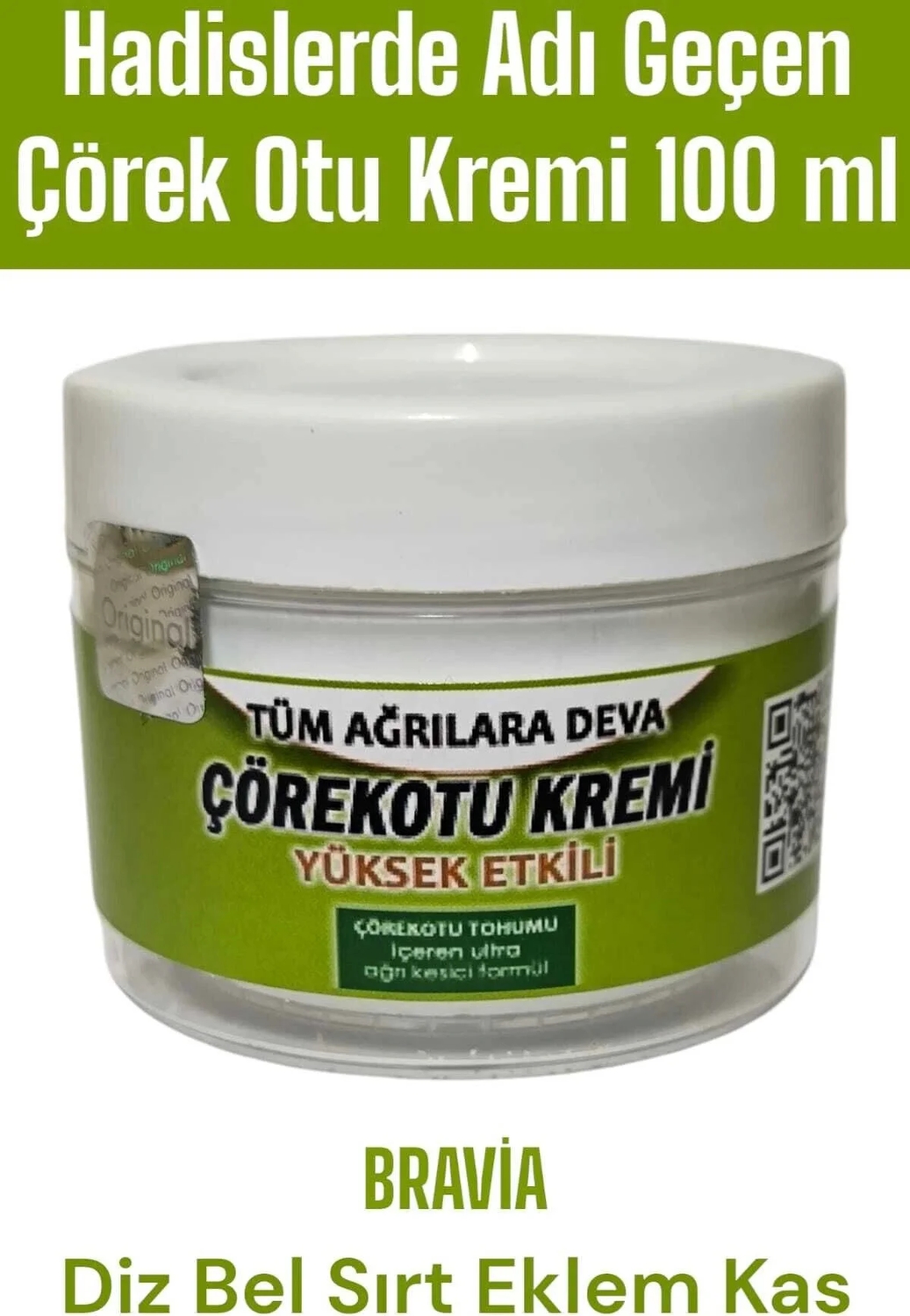 Süper Bravia Çörek Otu Kremi 100 ml 1 Adet