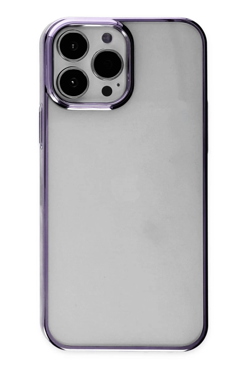 Apple iPhone 14 Pro Uyumlu Kılıf Element Silikon - Mor