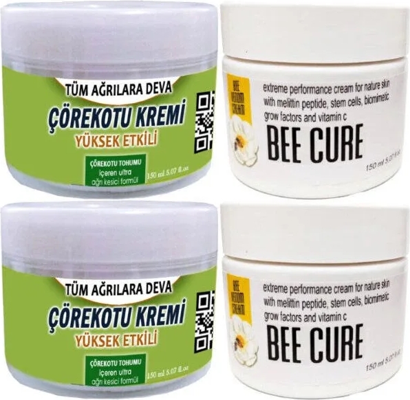Çörek Otu Bakım Kremi 2X150 Ml+Bee Cure Krem 2X150 ml