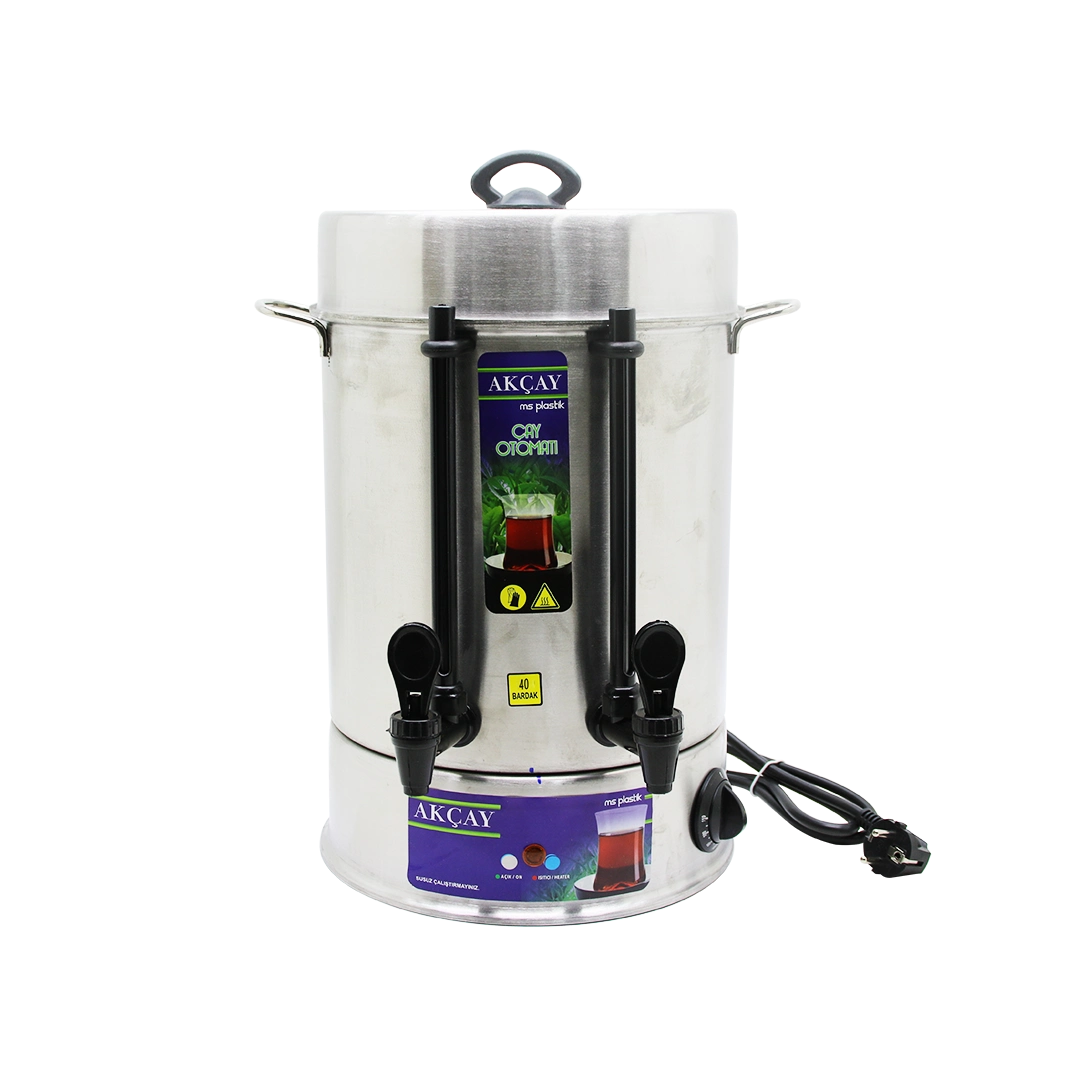 Elektrikli Semaver Çay Makinesi 40 Bardak Kapasite