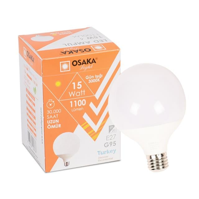 LEDP015 G95 15W G.ISIGI GLOP LED AMPUL 1 Adet
