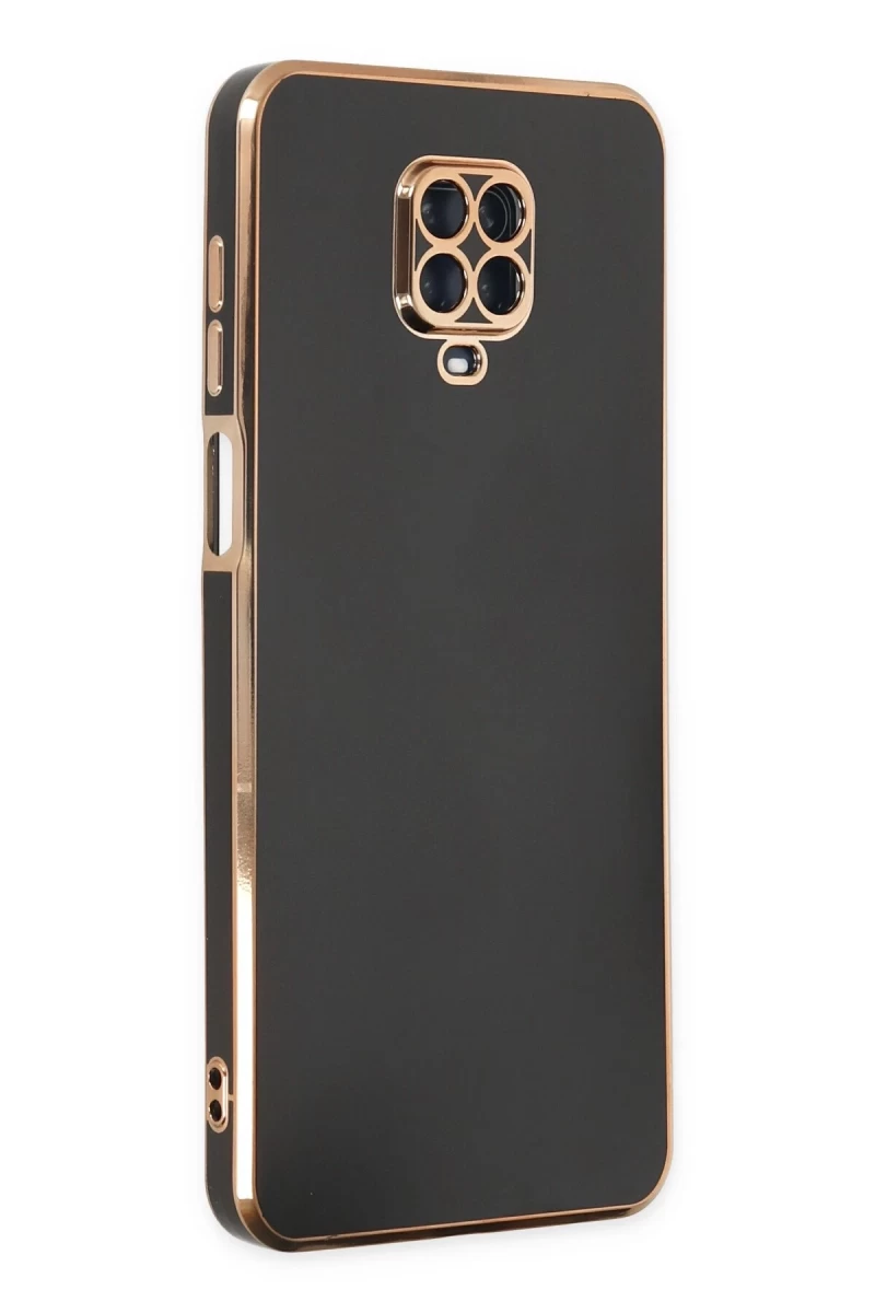 Xiaomi Redmi Note 9 Pro Uyumlu Kılıf Volet Silikon - Siyah