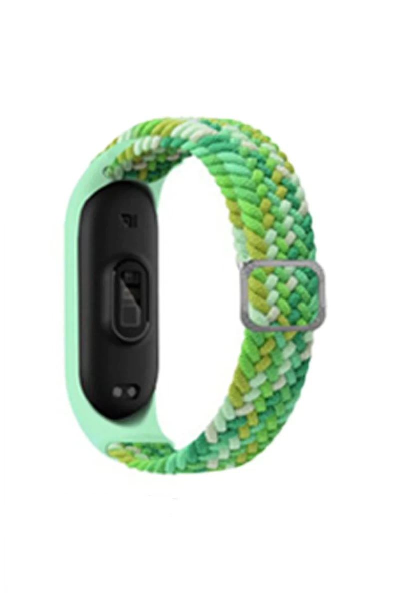 Xiaomi Mi Band 4 Uyumlu Star Kordon - Turkuaz-Yeşil