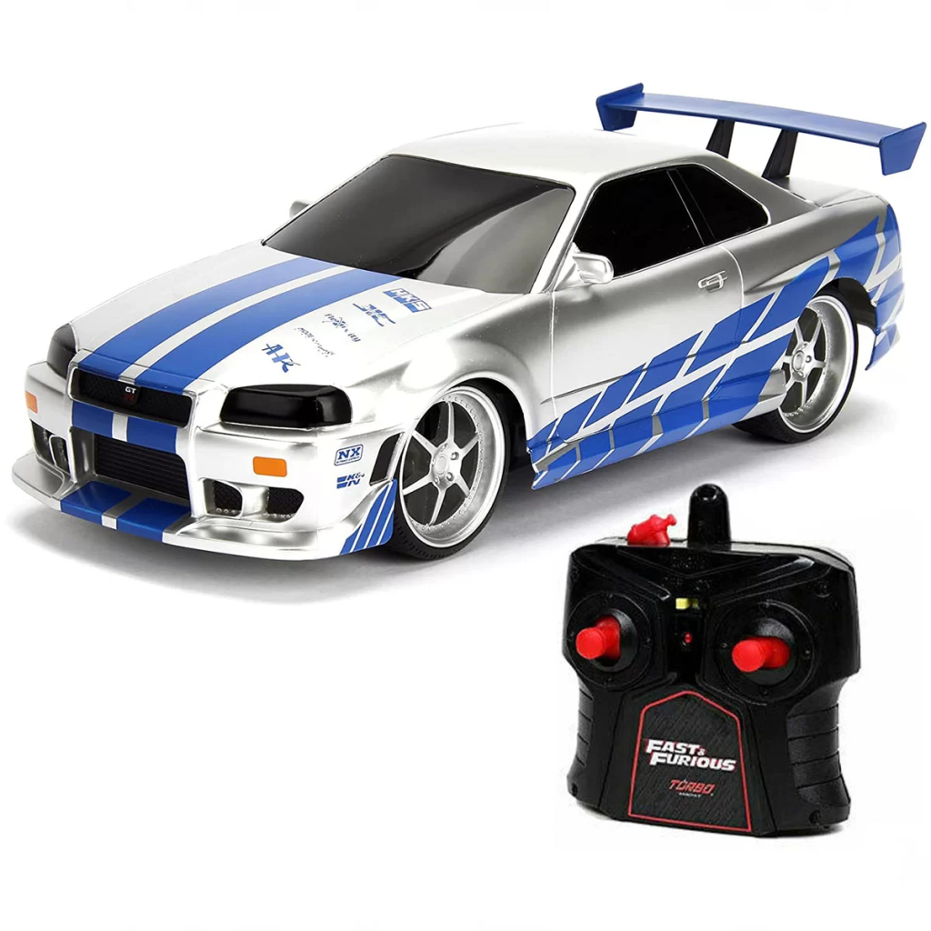 1:16 Fast & Furious Kumandalı Brian's Nissan Skyline GT-R Turbo Araba