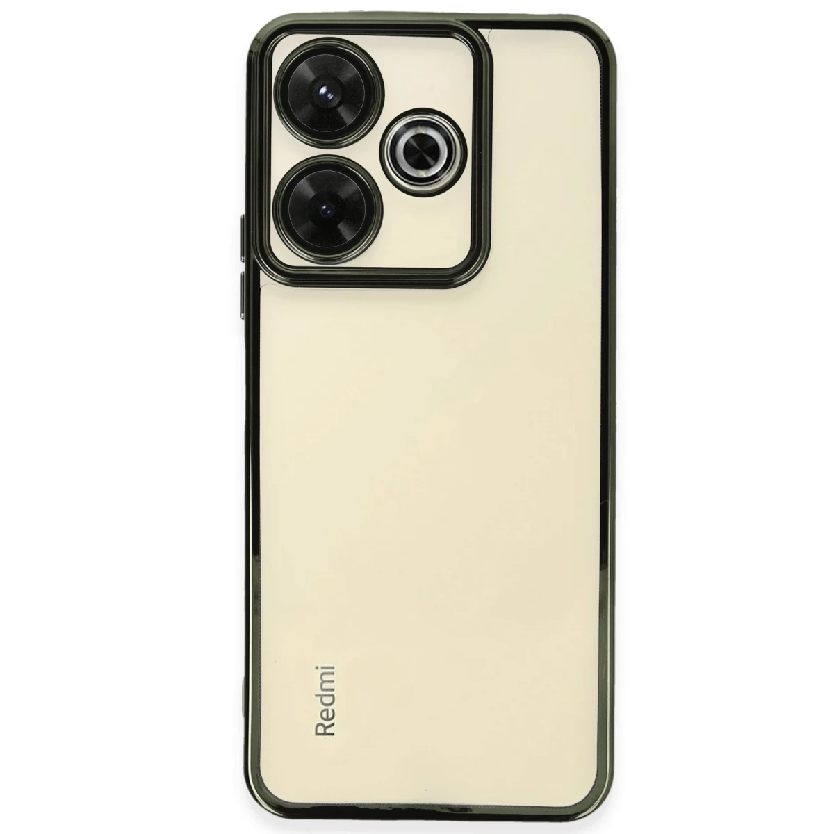 Xiaomi Redmi 13 4G Kılıf Razer Lensli Silikon - Yeşil