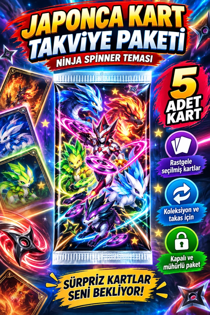 Ninja Spinner Güçlendirici Paket 1 Adet