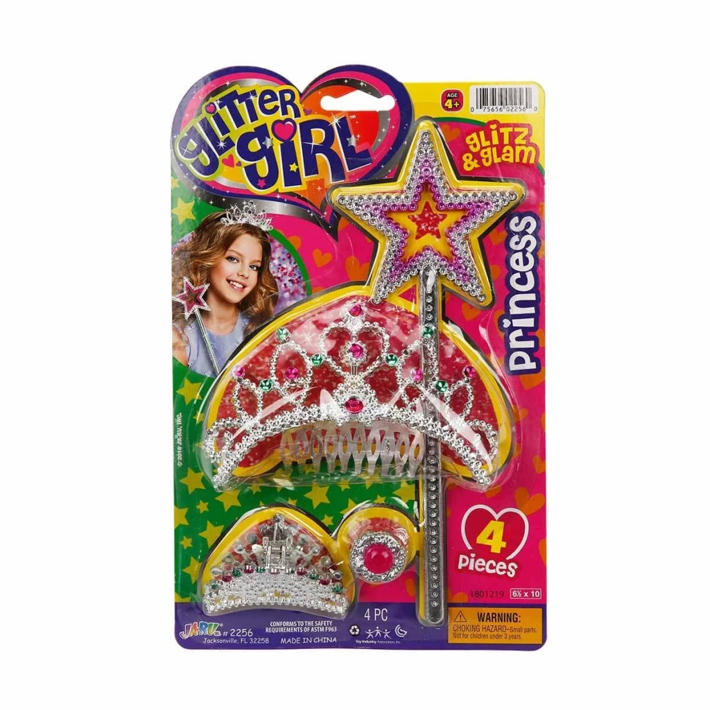 Prenses Temalı Glitter Kız Seti 1 Adet