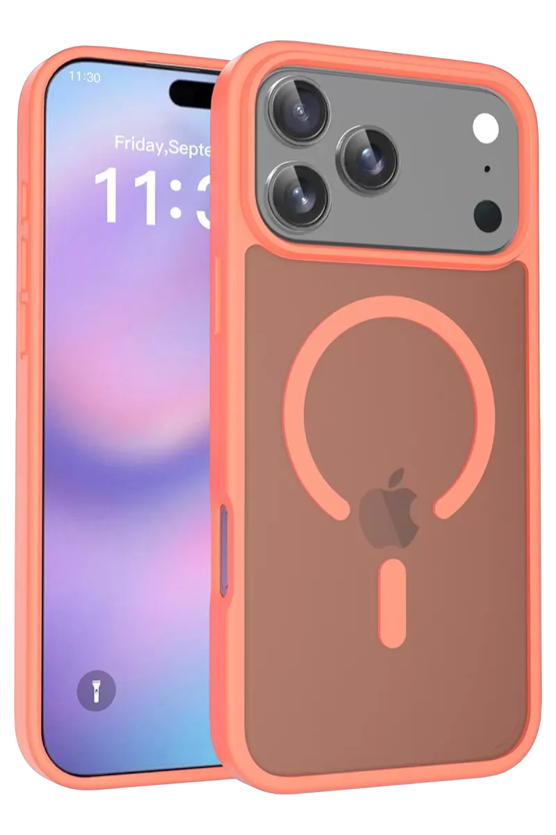 Joko Apple iPhone 17 Pro Uyumlu Jota Magsafe Kapak - Turuncu