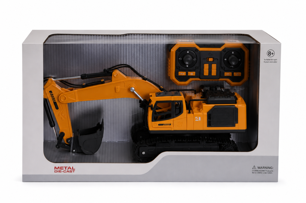 4D-E1 Metal Ağızlı Duman Atan Farklı Kontrollü Excavator