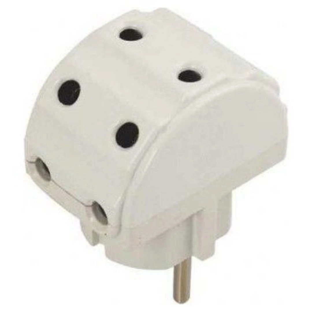 Bakalit Beşli Fiş Hilal 6A 250 V