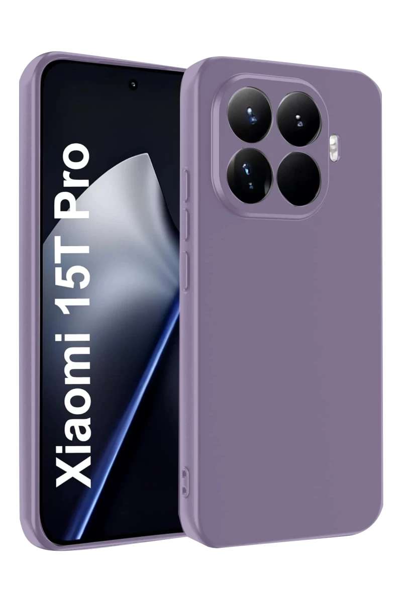 Xiaomi Mi 15T Pro Uyumlu First Silikon - Lila