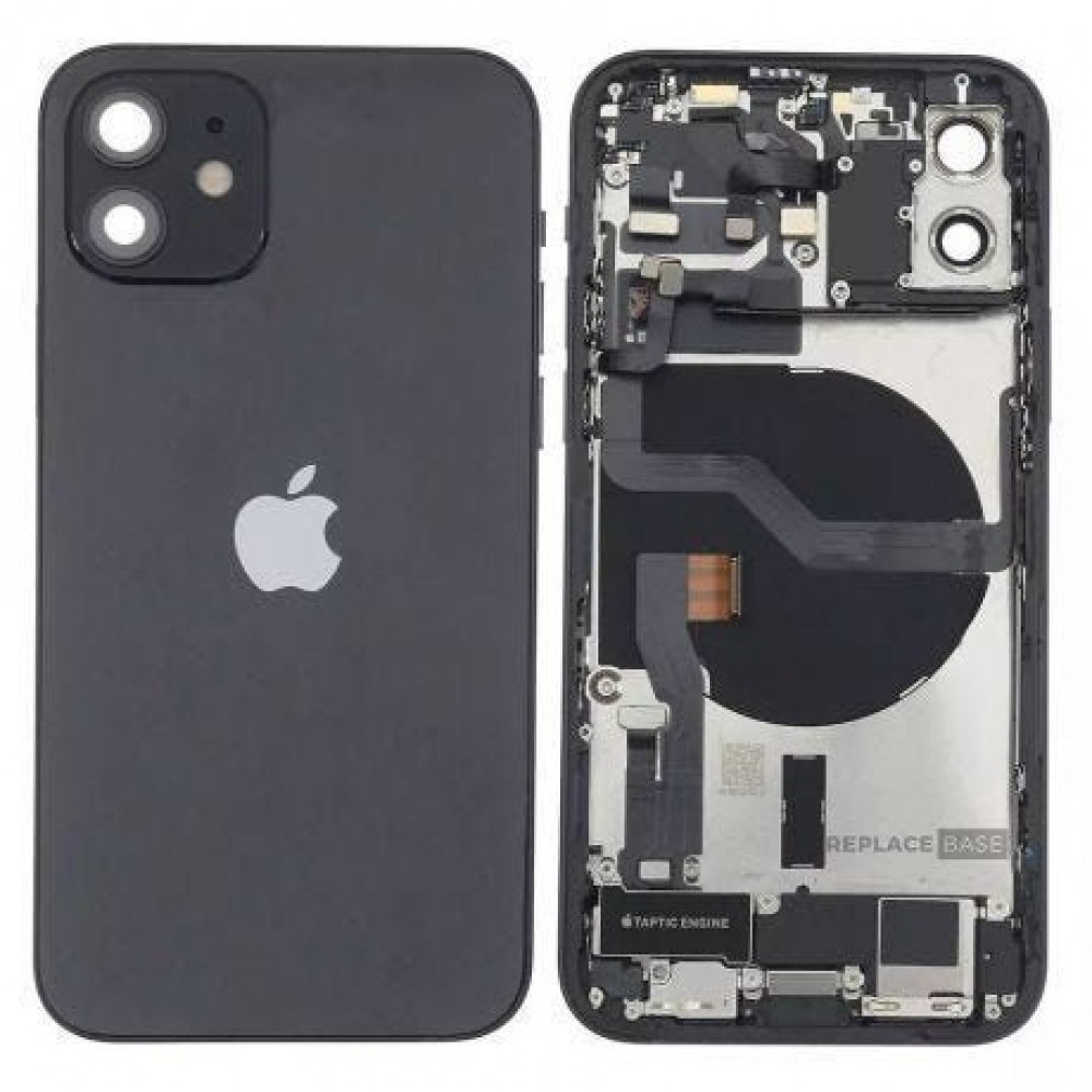 iPhone 12 Uyumlu FULL Dolu Kasa (Siyah)