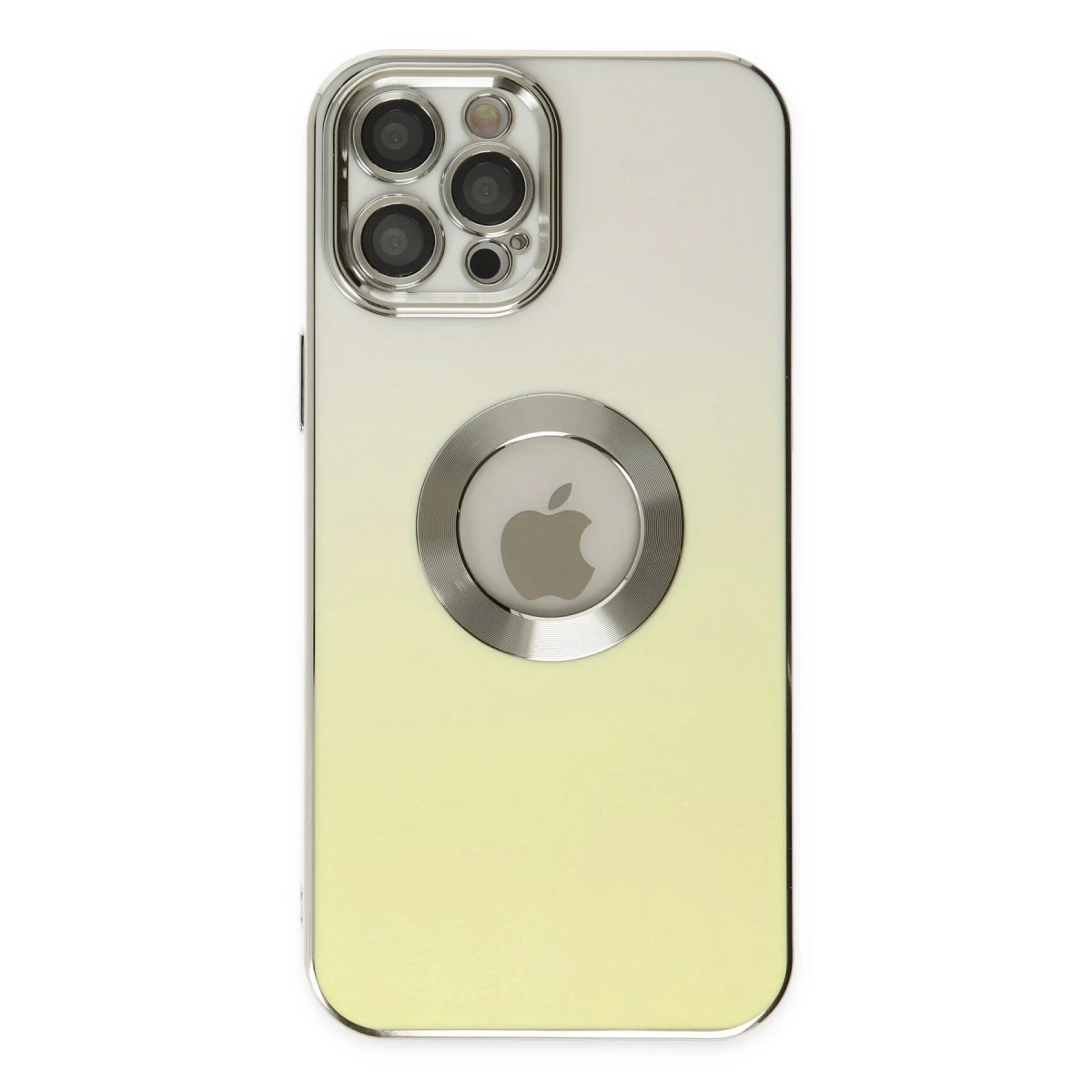 Apple iPhone 12 Pro Kılıf Best Silikon - Sarı