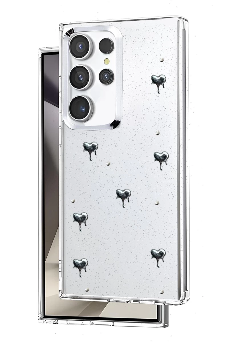 Samsung Galaxy S23 Ultra Uyumlu Fiyonk Desenli Kapak - Desen 1