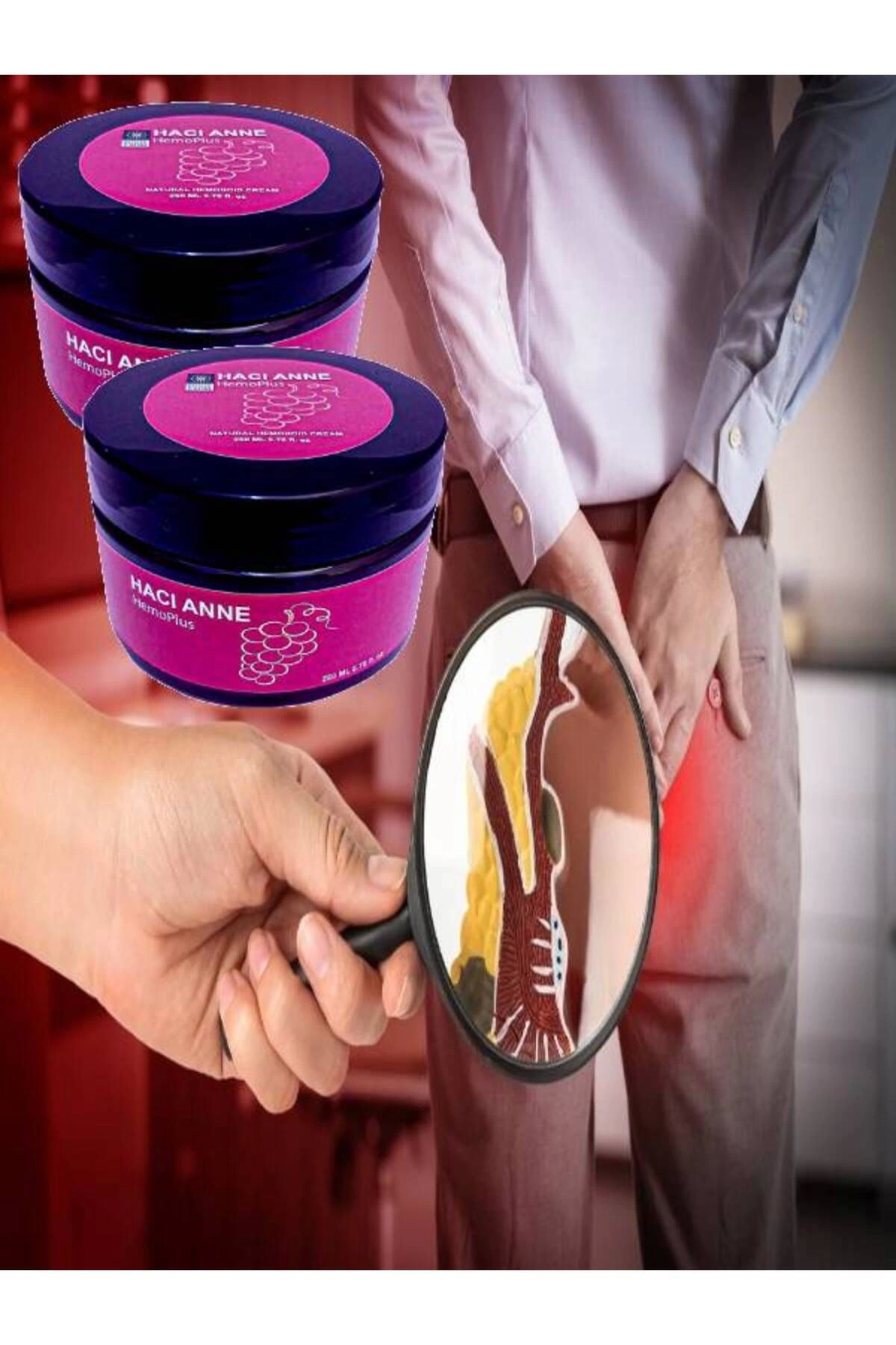 Hacı Anne HemoPlus Doğal Onarım Kremi 250 ml x 2 adet