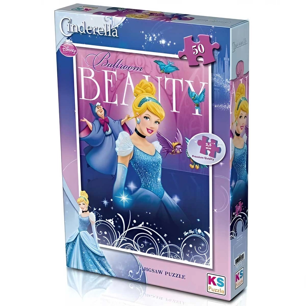 Eğlenceli Cinderella 50 Parça Puzzle