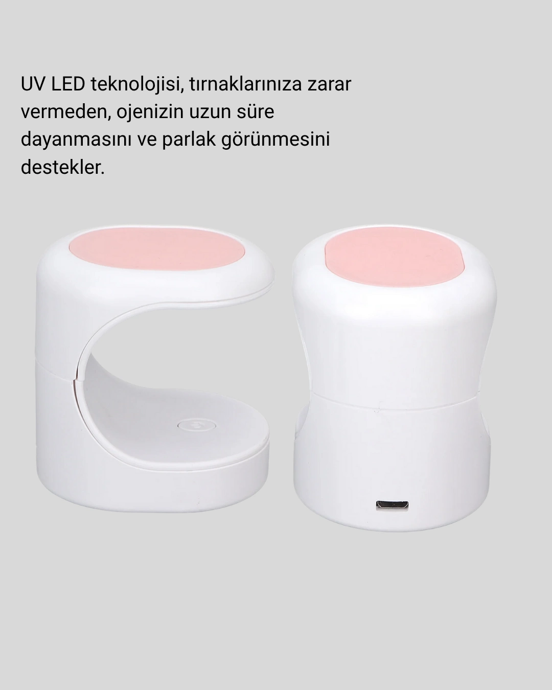 Kompakt Mini Oje Kurutma Cihazı 16W LED UV Taşınabilir