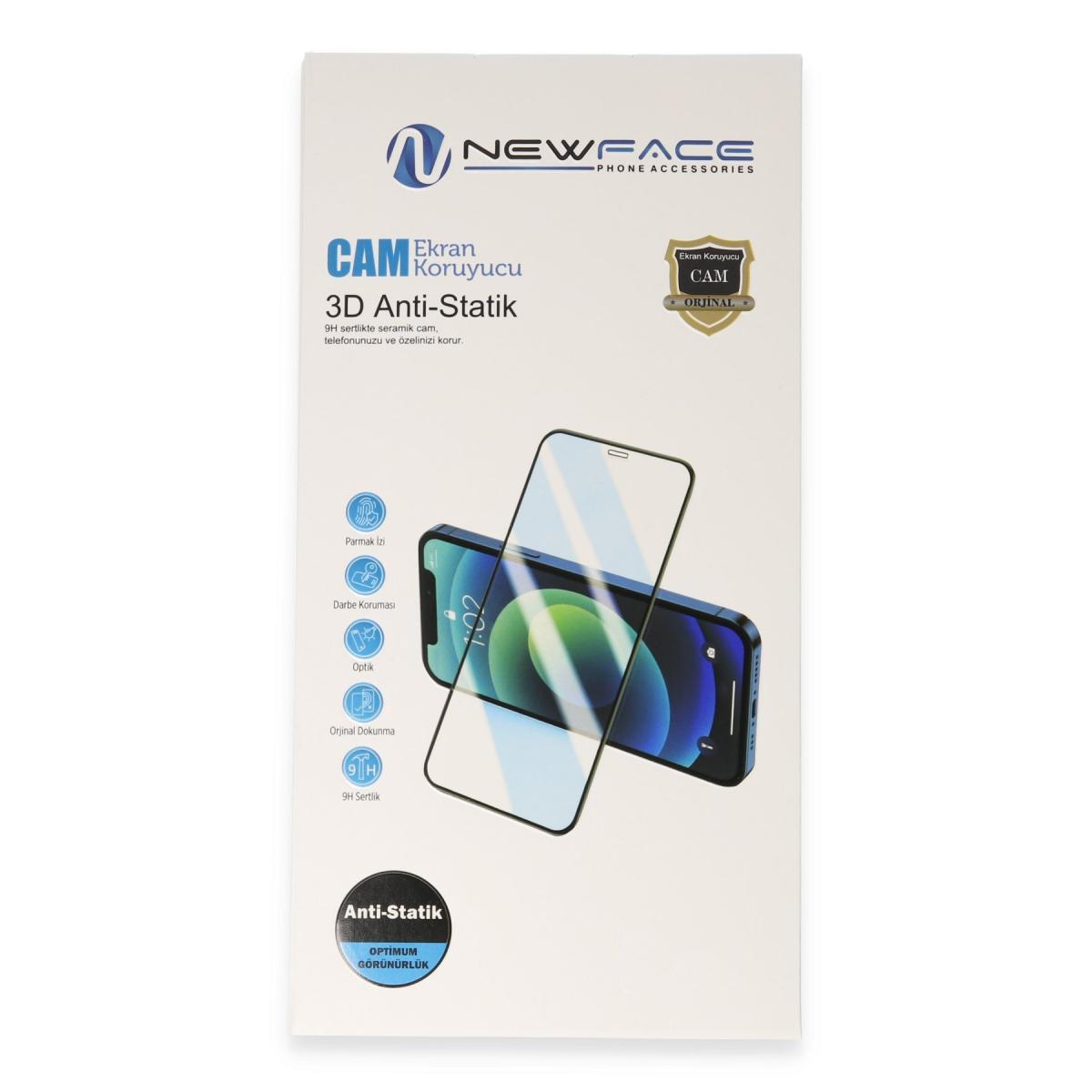 Oppo Oppo A6T 5G 3D Antistatik Cam Ekran Koruyucu - Şeffaf