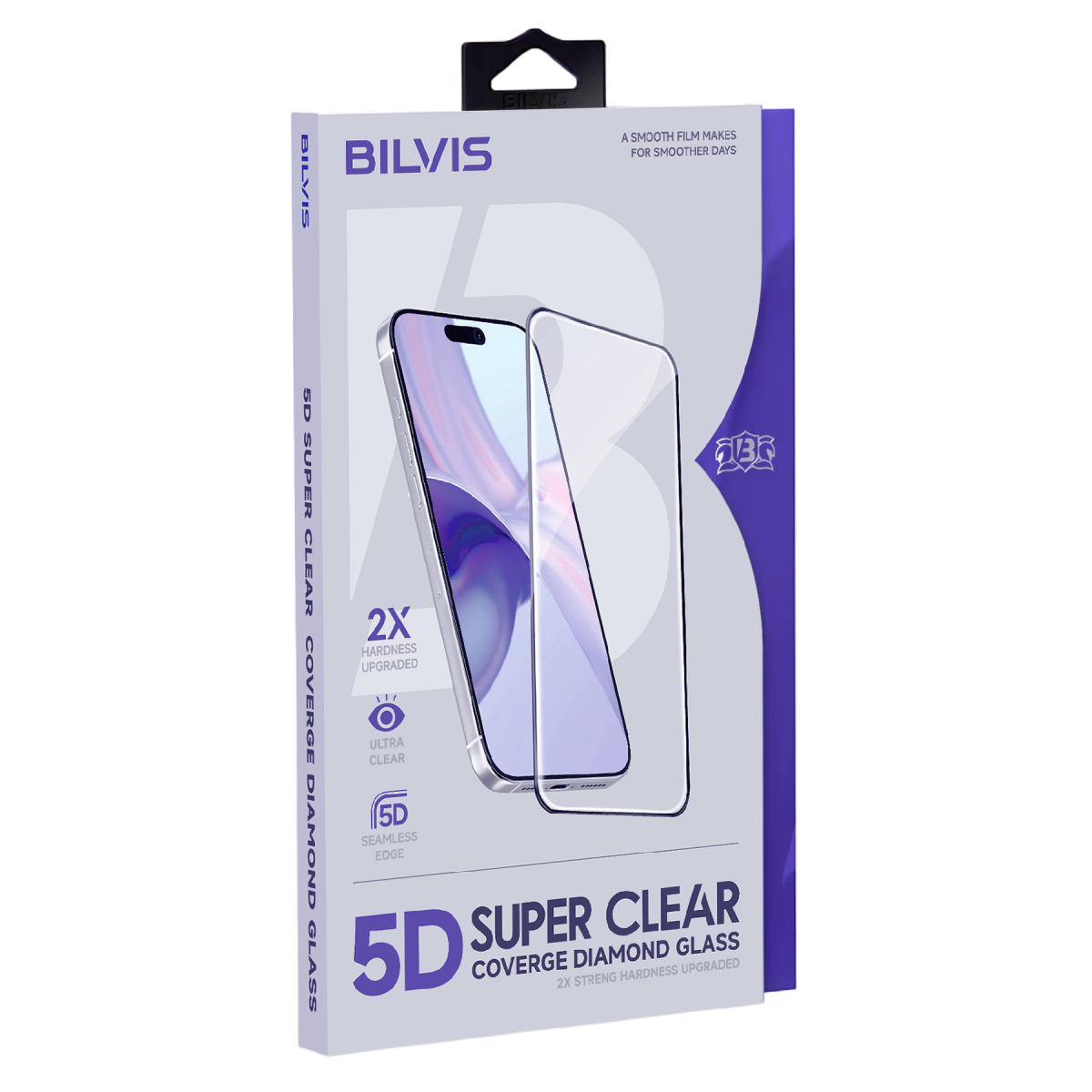 Apple iPhone 17 Air Bilvis 5D Super Clear Diamond Cam Ekran Koruyucu
