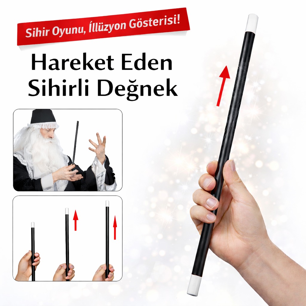 Hareket Eden Sihirli Değnek Çubuk 24 cm