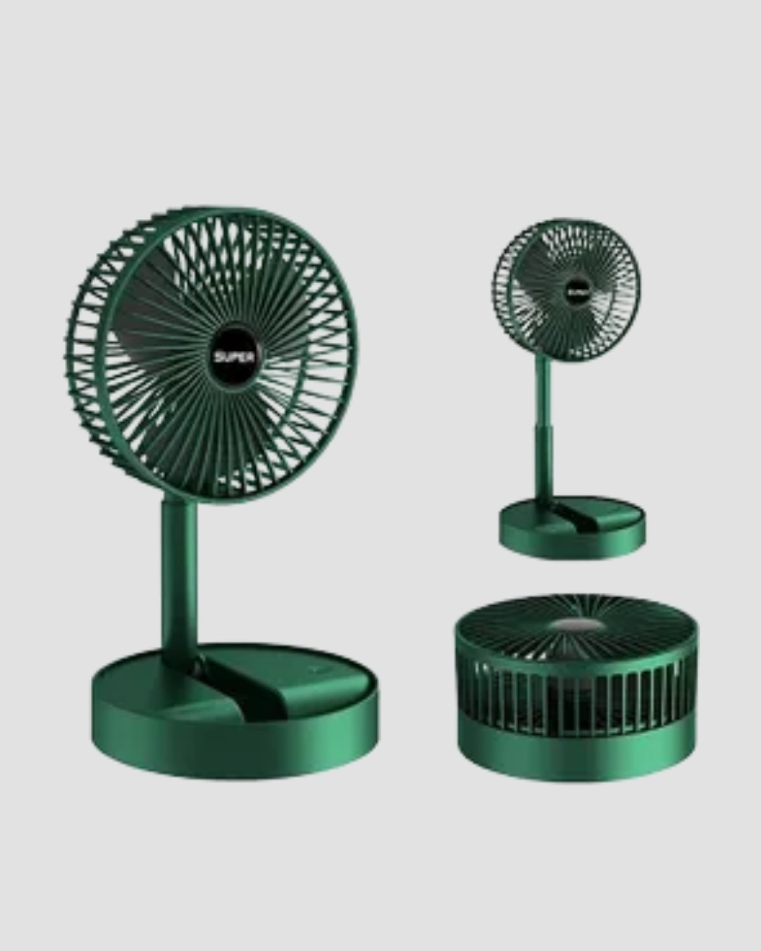 Taşınabilir Şarjlı Mini Fan 3 Kademe Hız ile Katlanabilir Tasarım