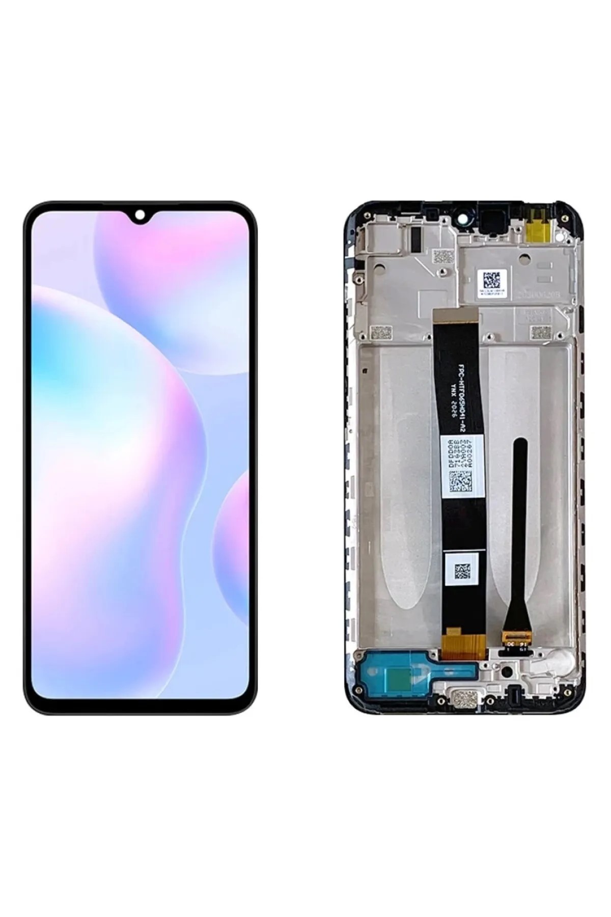 Redmi 9A Uyumlu - Redmi 9C Ekran Dokuınmatik Çıtalı SRV (